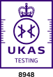 UKAS testing accreditation logo